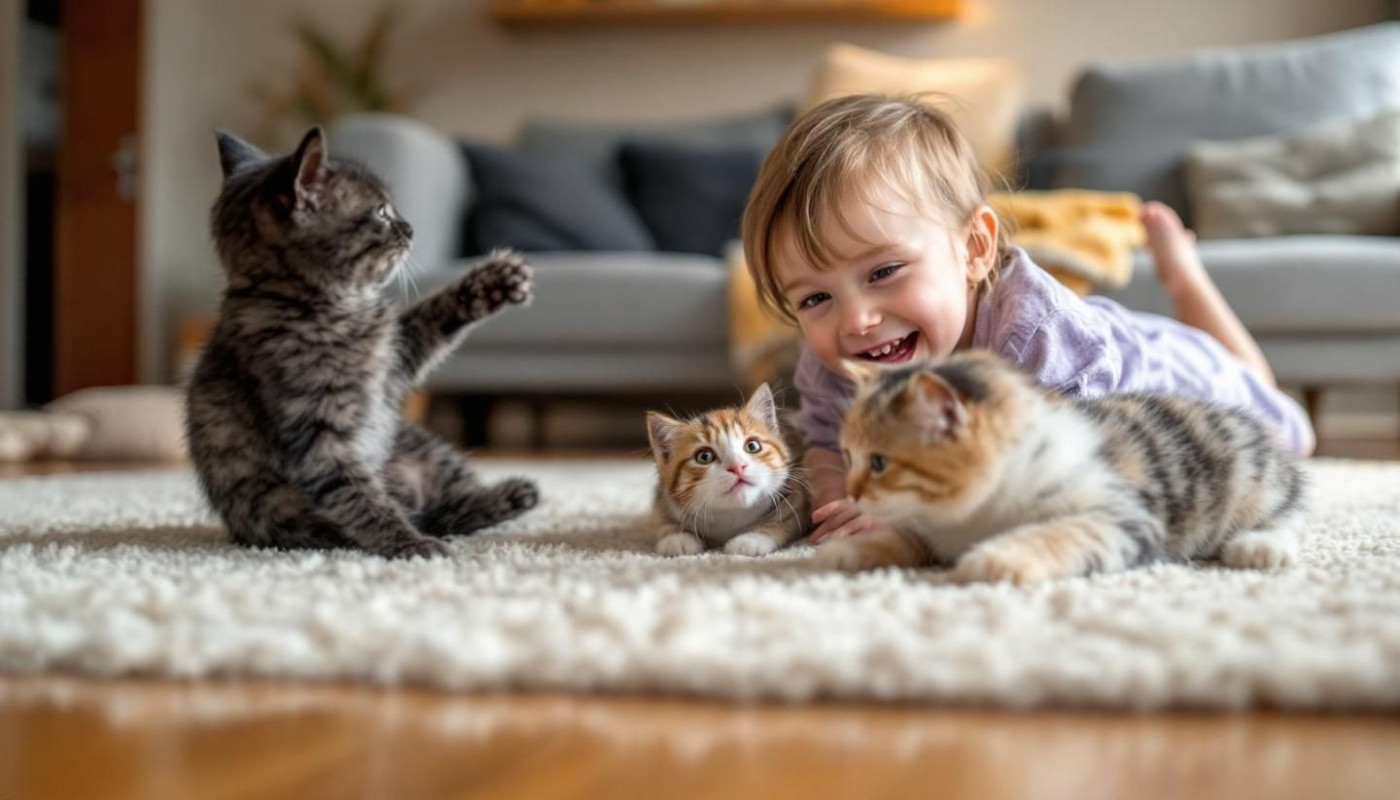 Interaction entre chats et enfants conseils pour une cohabitation harmonieuse